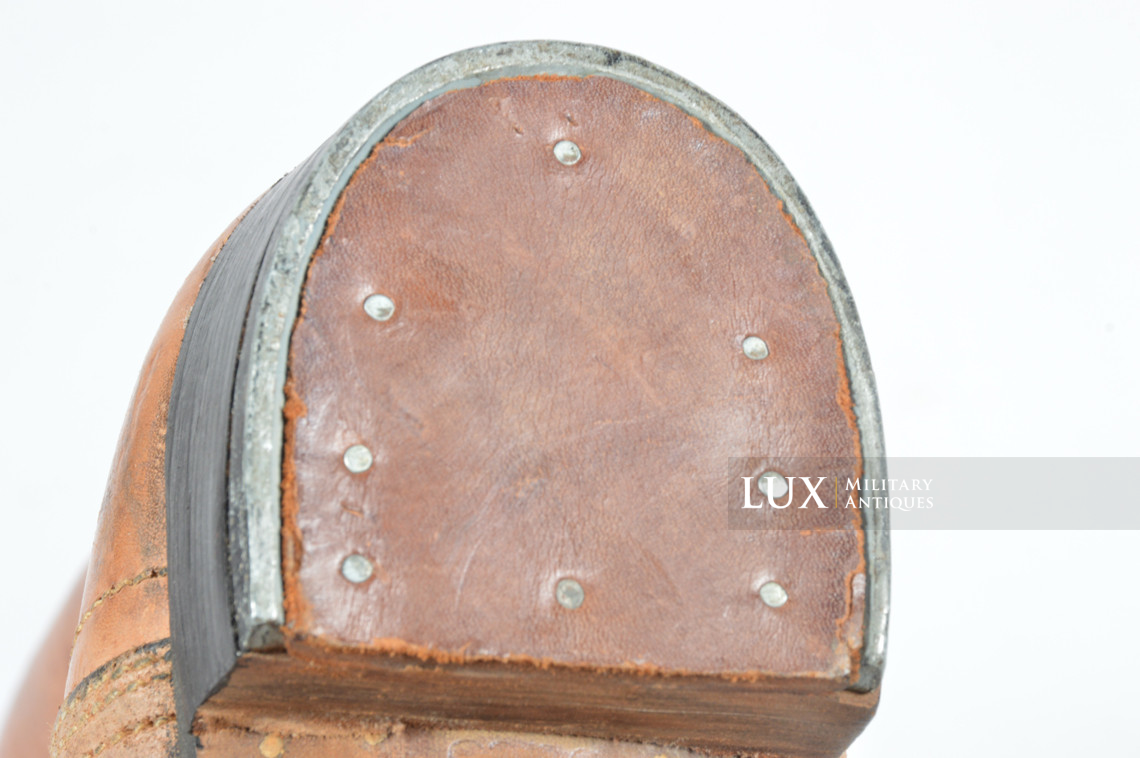 Rare unissued early-war German issue brown jackboots, « 1939 » - photo 30