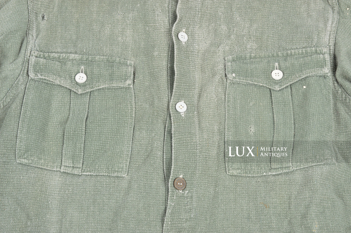 Late-war Heer / Waffen-SS issue service shirt - photo 9