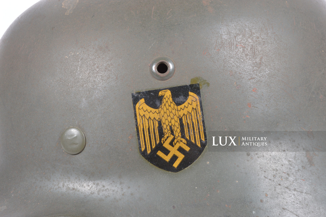 M35 Kriegsmarine double decal combat helmet « ET64 » - photo 20