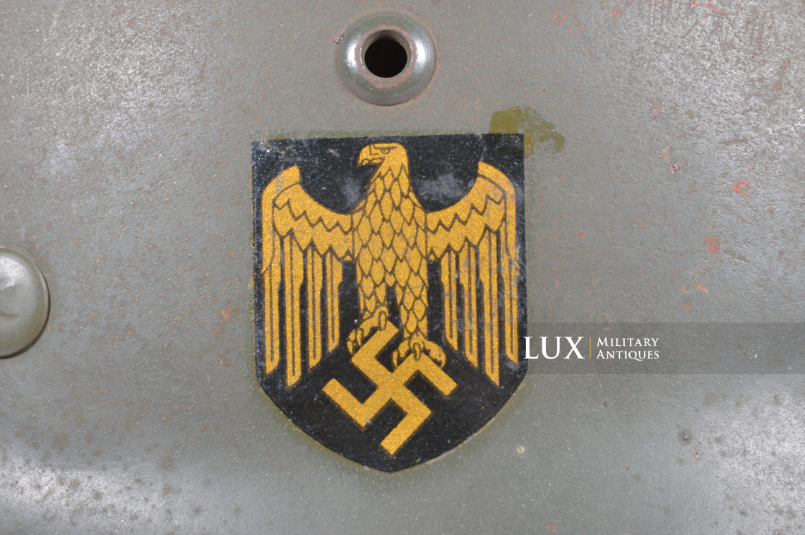 M35 Kriegsmarine double decal combat helmet « ET64 » - photo 23