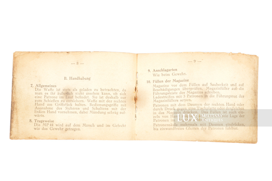 Manuel d’instruction du fusil d’assaut allemand MP44, « Sturmgewehr » - photo 12