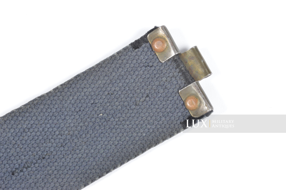 Rare Luftwaffe late-war blue web belt, « RBNr » - photo 8