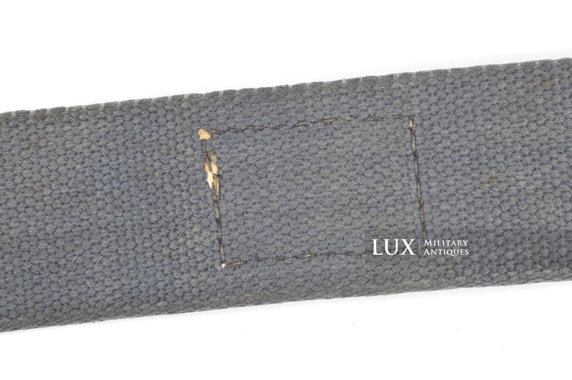 Rare Luftwaffe late-war blue web belt, « RBNr » - photo 10