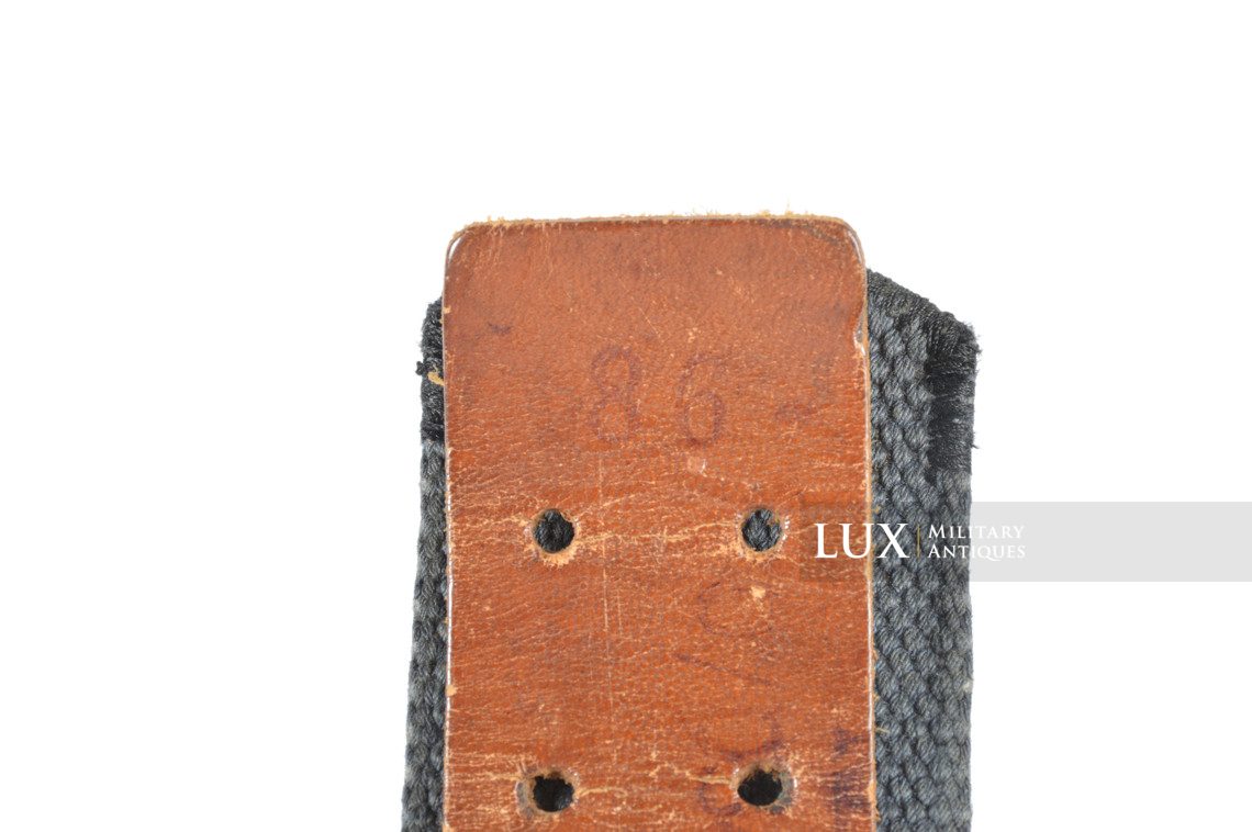 Rare Luftwaffe late-war blue web belt, « RBNr » - photo 15