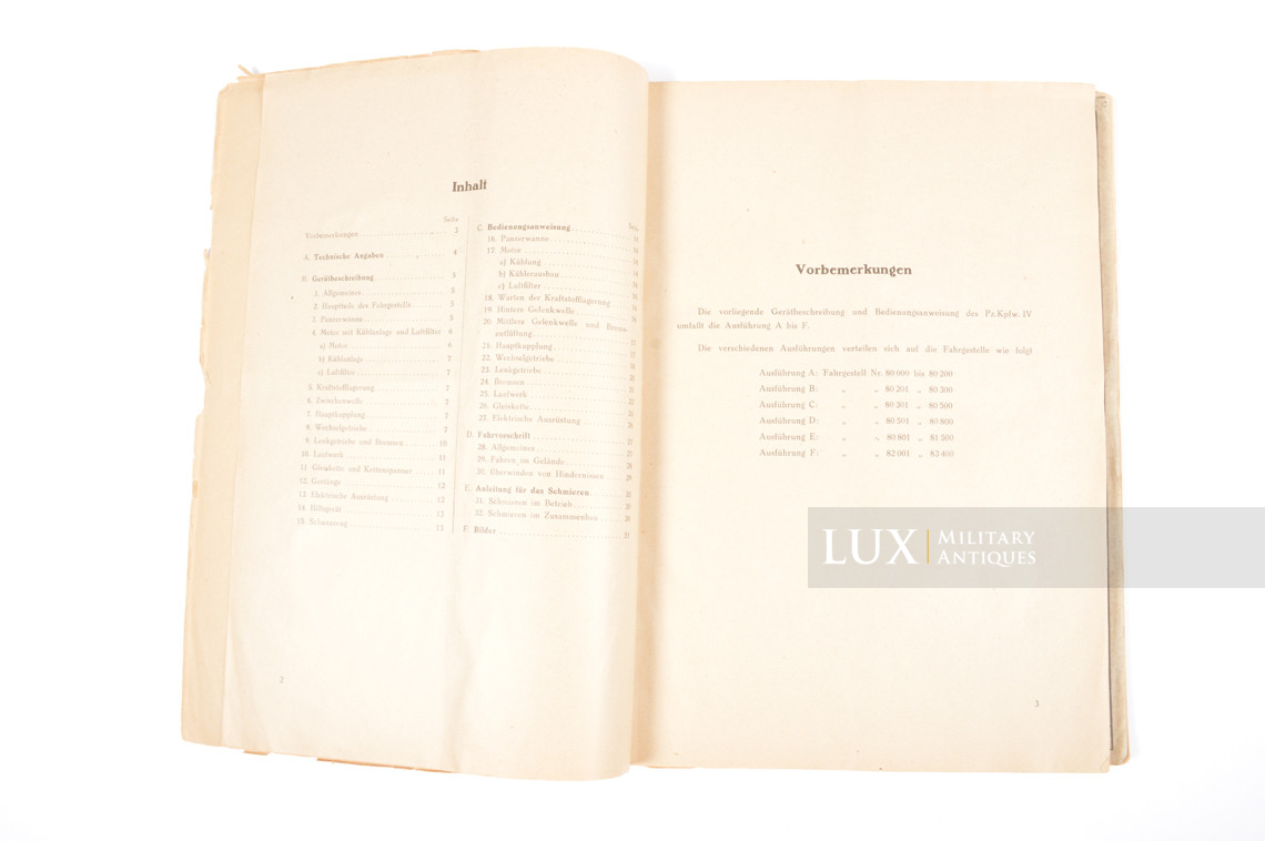 Rare manuel d’instruction du char allemand, « Sd.Kfz 161 » - photo 9
