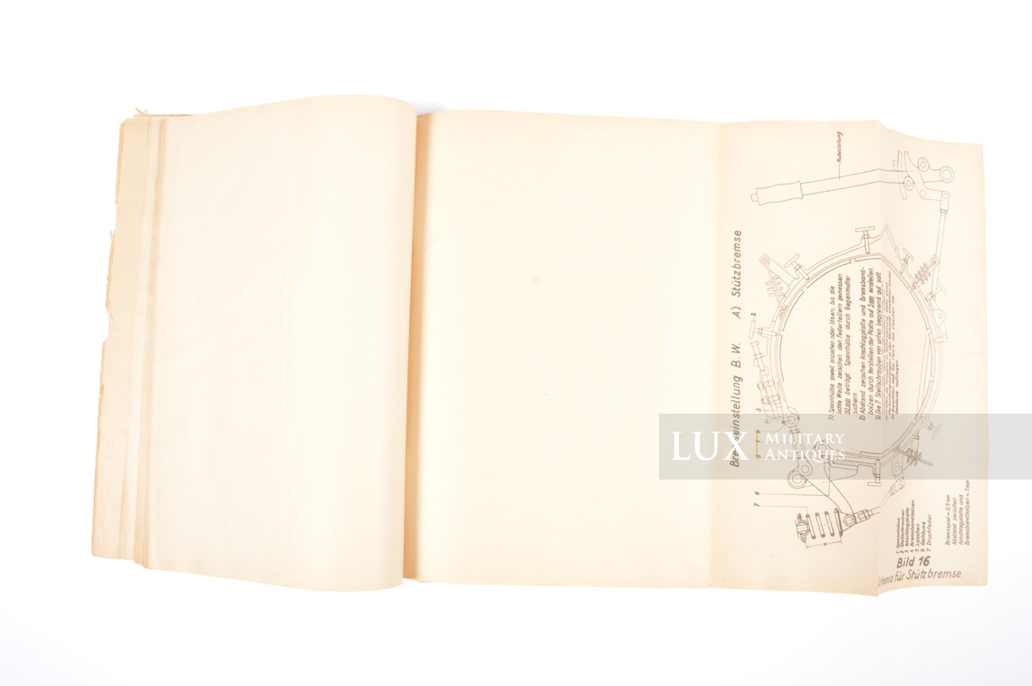 Rare manuel d’instruction du char allemand, « Sd.Kfz 161 » - photo 11