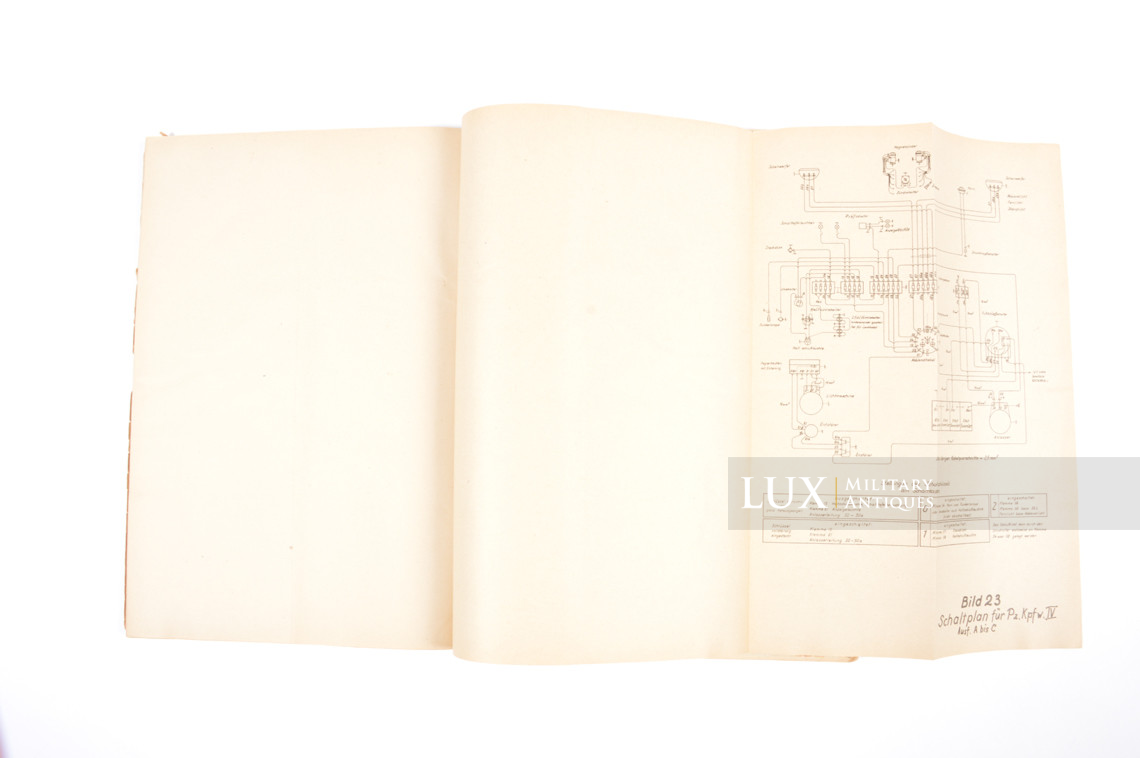 Rare manuel d’instruction du char allemand, « Sd.Kfz 161 » - photo 12