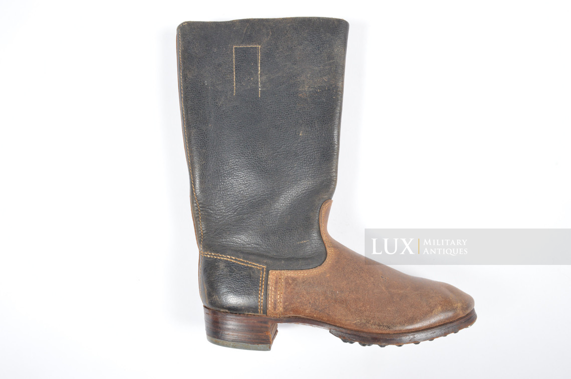 Very rare early-war German bi-color jackboots, « 1941 » - photo 9