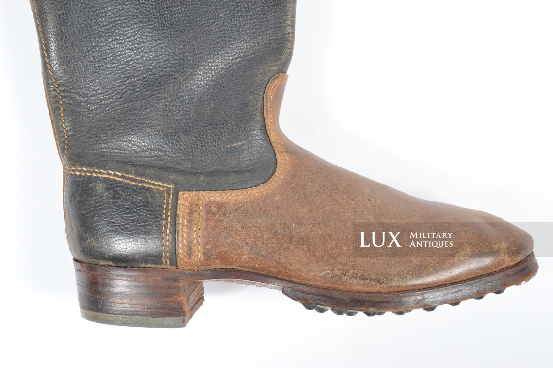 Very rare early-war German bi-color jackboots, « 1941 » - photo 11