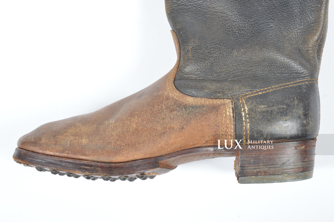 Very rare early-war German bi-color jackboots, « 1941 » - photo 14
