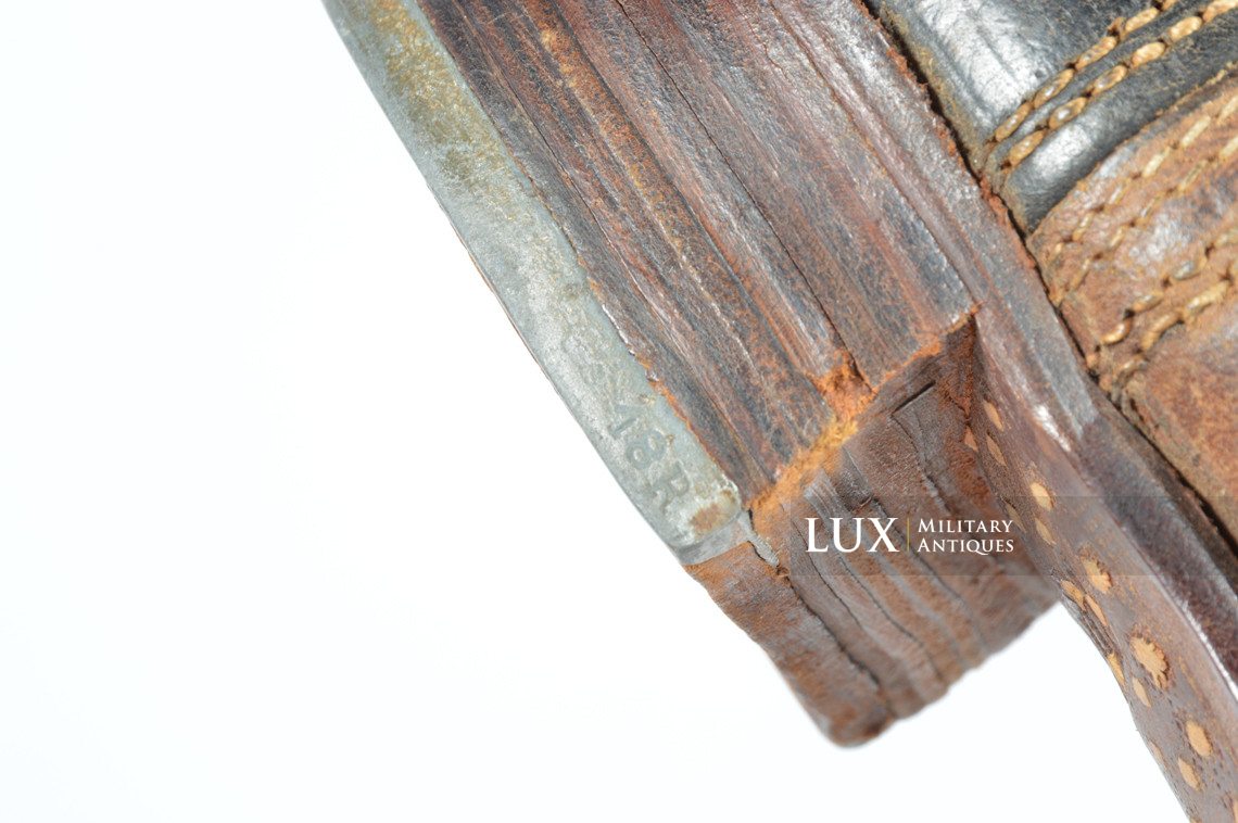 Very rare early-war German bi-color jackboots, « 1941 » - photo 19