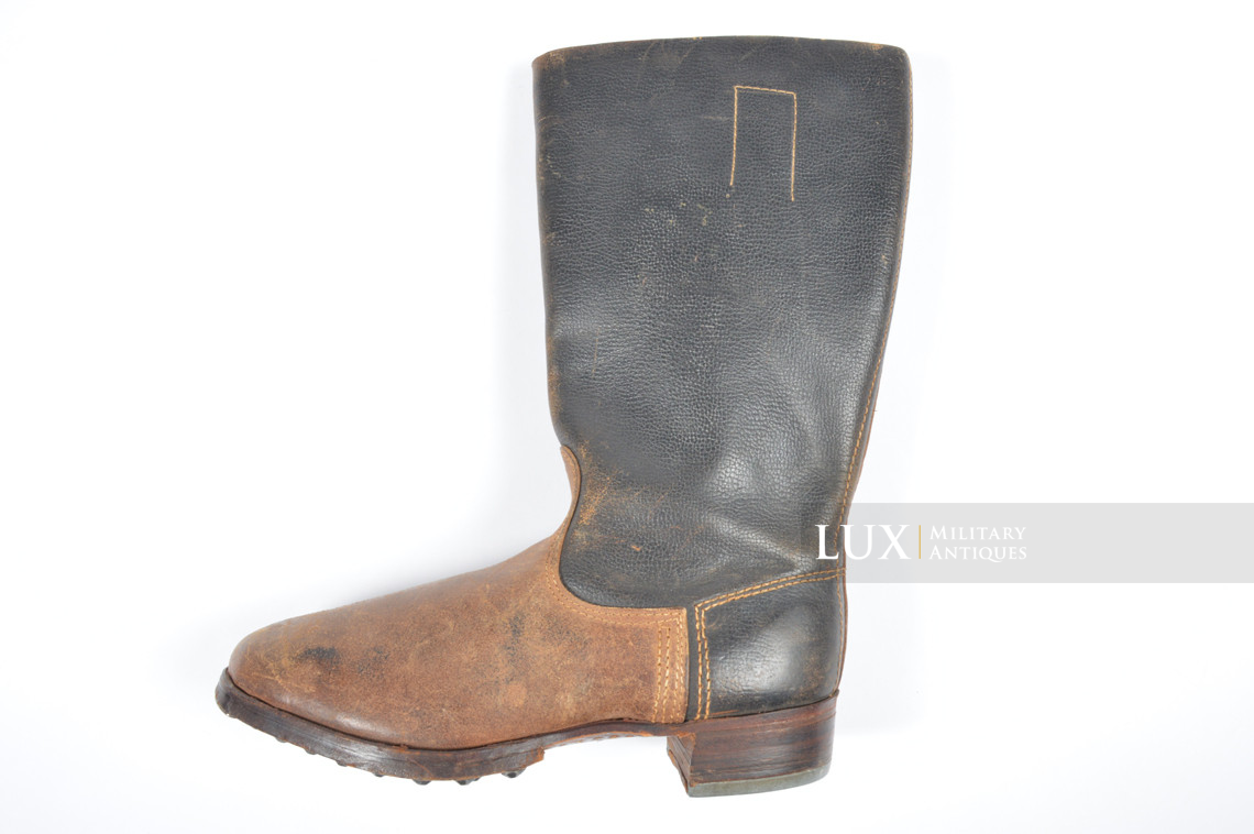 Very rare early-war German bi-color jackboots, « 1941 » - photo 21