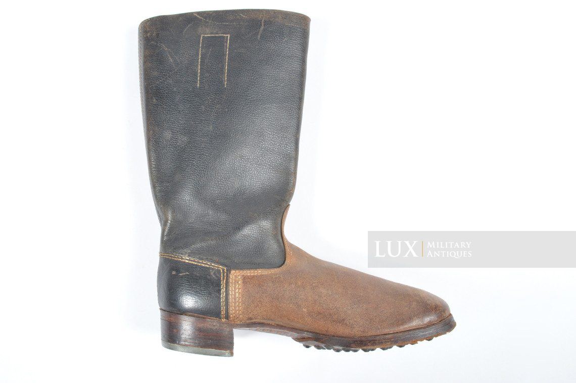Very rare early-war German bi-color jackboots, « 1941 » - photo 24