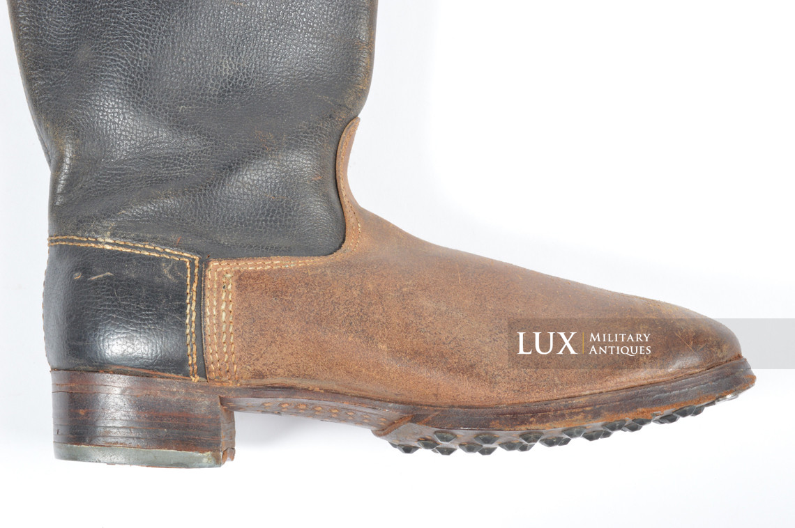 Very rare early-war German bi-color jackboots, « 1941 » - photo 26