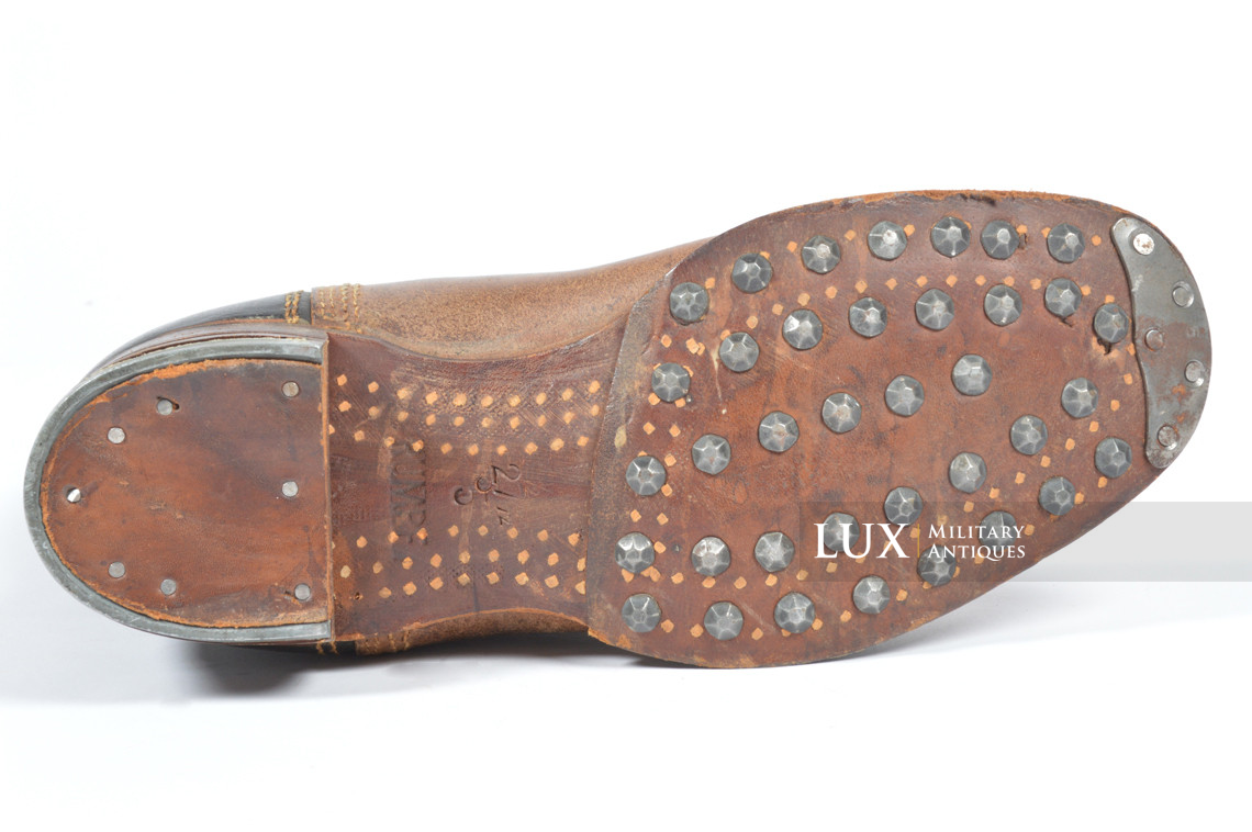 Very rare early-war German bi-color jackboots, « 1941 » - photo 27