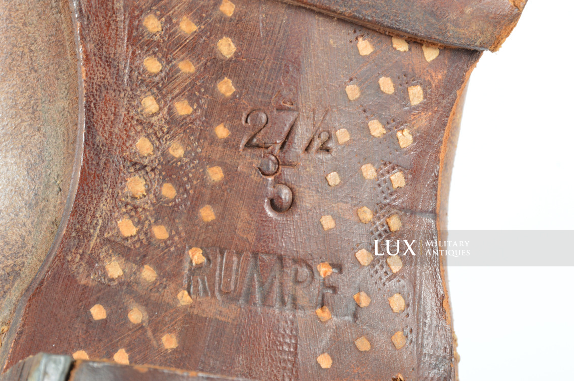 Very rare early-war German bi-color jackboots, « 1941 » - photo 29