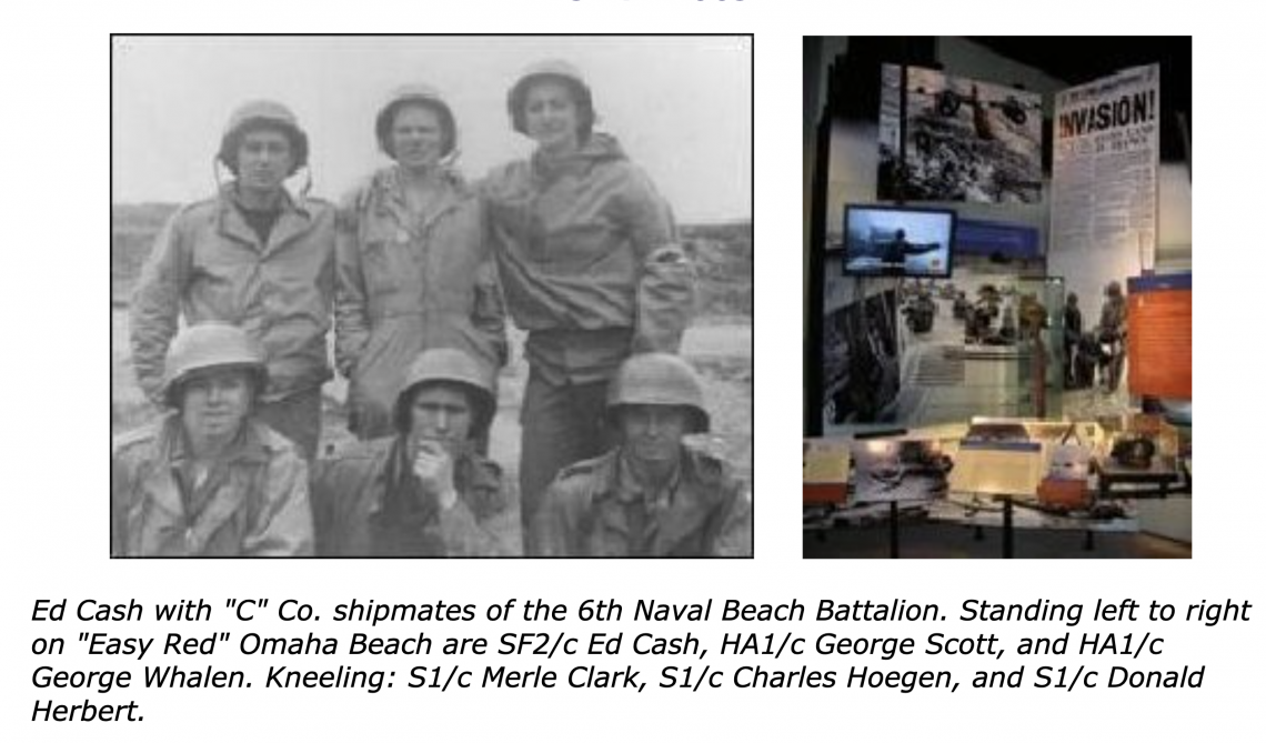 USM1 6th Naval Beach Bataillon combat helmet, named, « D-DAY / OMAHA BEACH » - photo 7