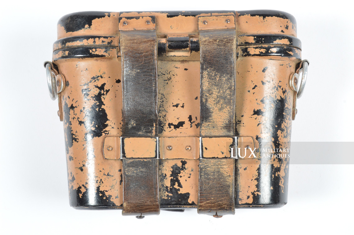 Very rare tan camouflaged German 6x30 binocular case in bakelite - photo 9