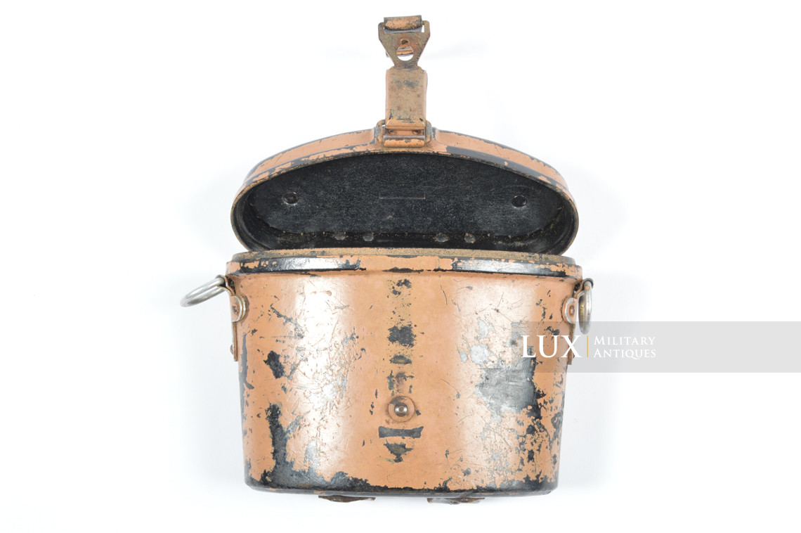 Very rare tan camouflaged German 6x30 binocular case in bakelite - photo 16