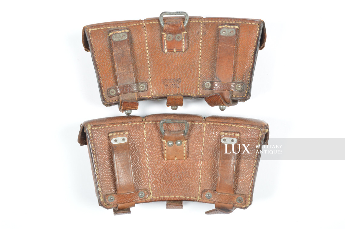 Pair of early war k98 ammunition pouches, « 1941 » - photo 8