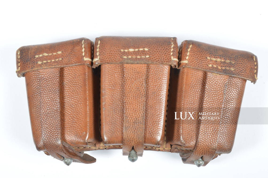 Pair of early war k98 ammunition pouches, « 1941 » - photo 17