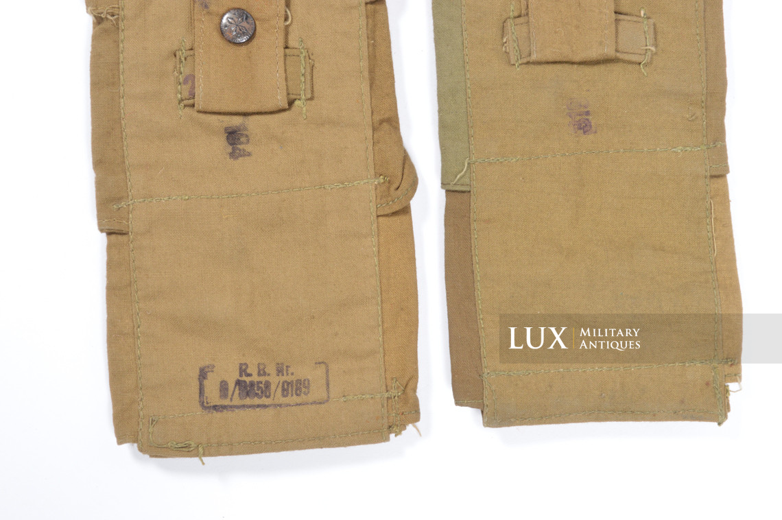 German paratrooper's k98 tan ammunition bandoleer, « R.B.Nr. » - photo 13