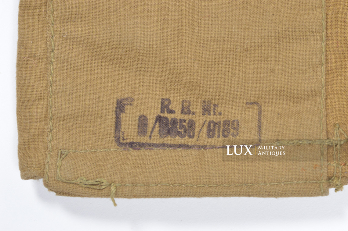 German paratrooper's k98 tan ammunition bandoleer, « R.B.Nr. » - photo 14