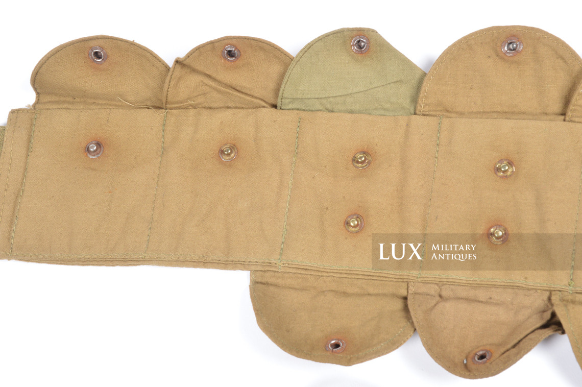 German paratrooper's k98 tan ammunition bandoleer, « R.B.Nr. » - photo 22