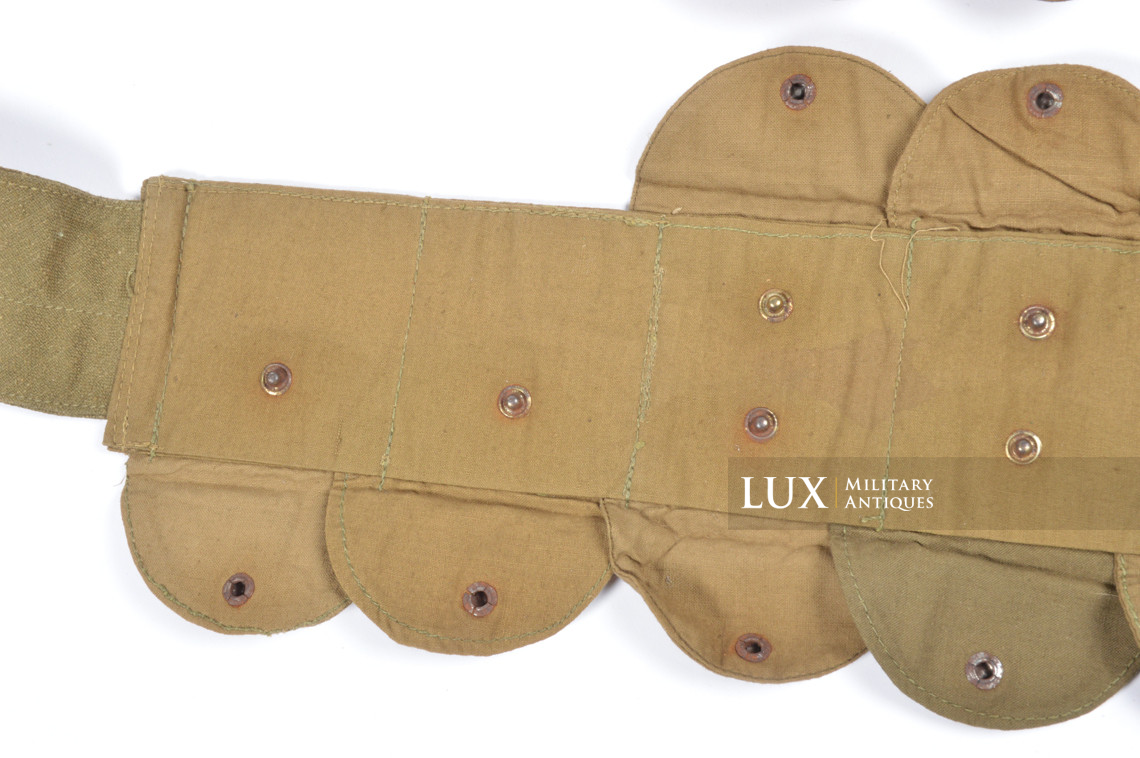 German paratrooper's k98 tan ammunition bandoleer, « R.B.Nr. » - photo 24