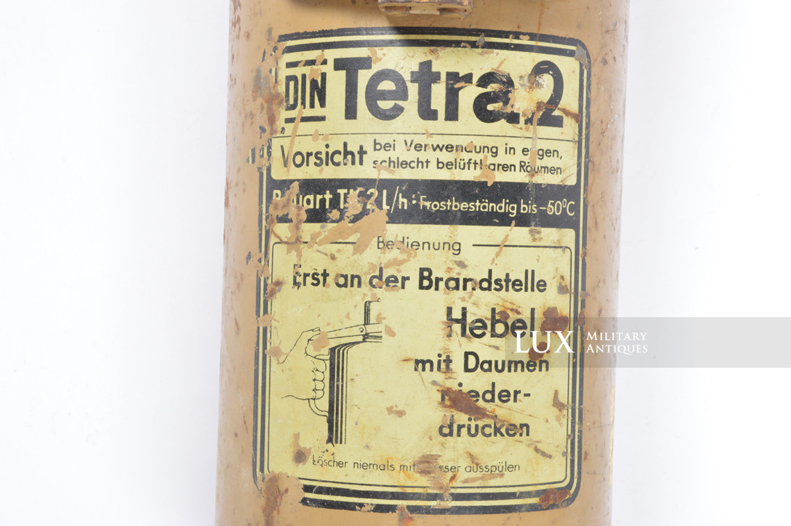 Late-war German armored vehicle issued fire extinguisher, « Tetra / 1943 » - photo 9