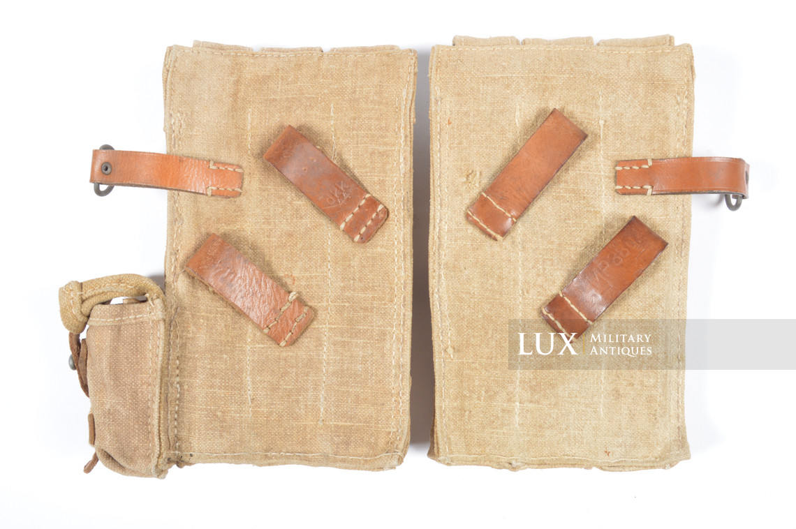 Very rare pair of late war MP38u40 pouches, « dkk44 » - photo 8
