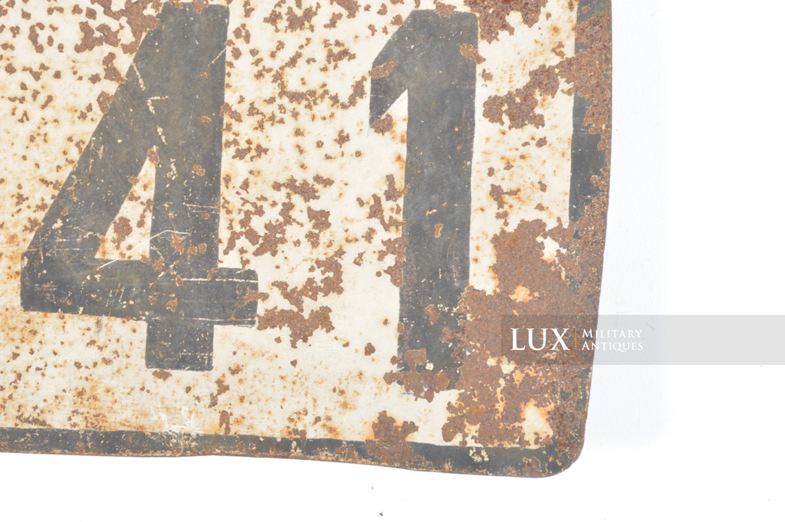 Plaque d'immatriculation de véhicule allemand, « Wehrmacht » - photo 12
