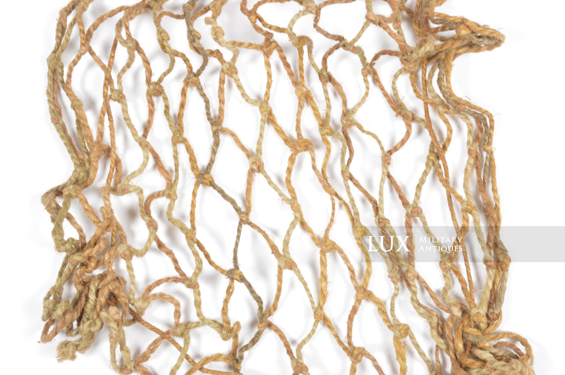Early German helmet issued camouflage net, « Tarnnetz » - photo 11