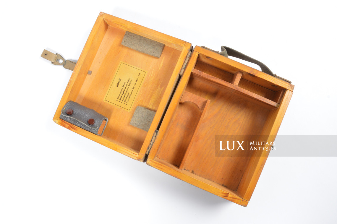 German late-war special issue blackout reading light storage box, « Beleuchtung » - photo 18