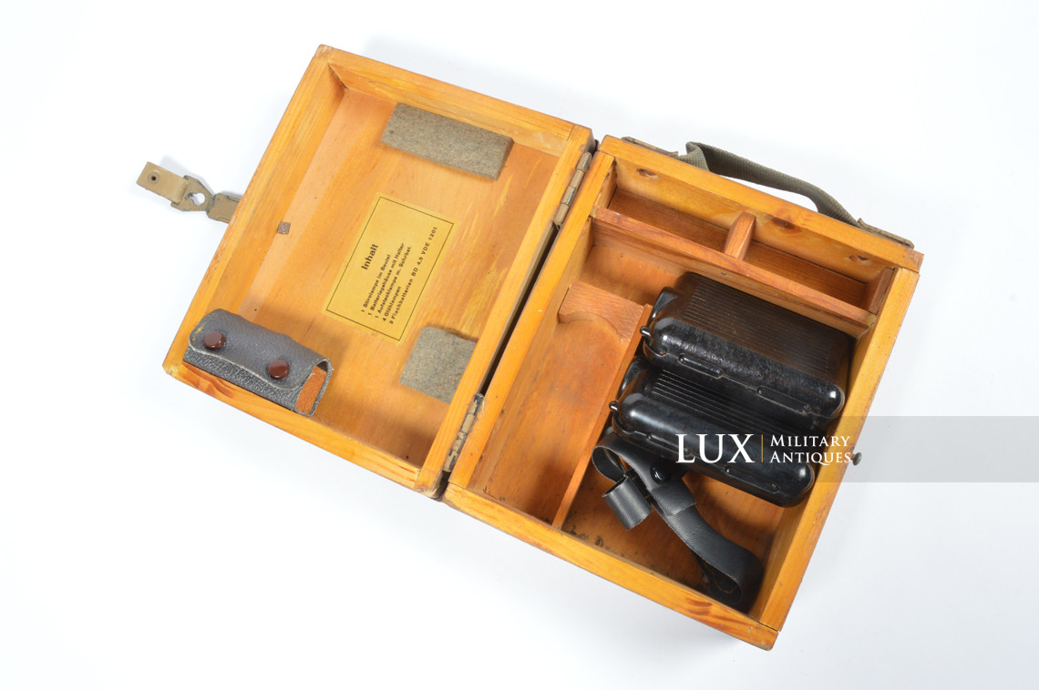 German late-war special issue blackout reading light storage box, « Beleuchtung » - photo 17