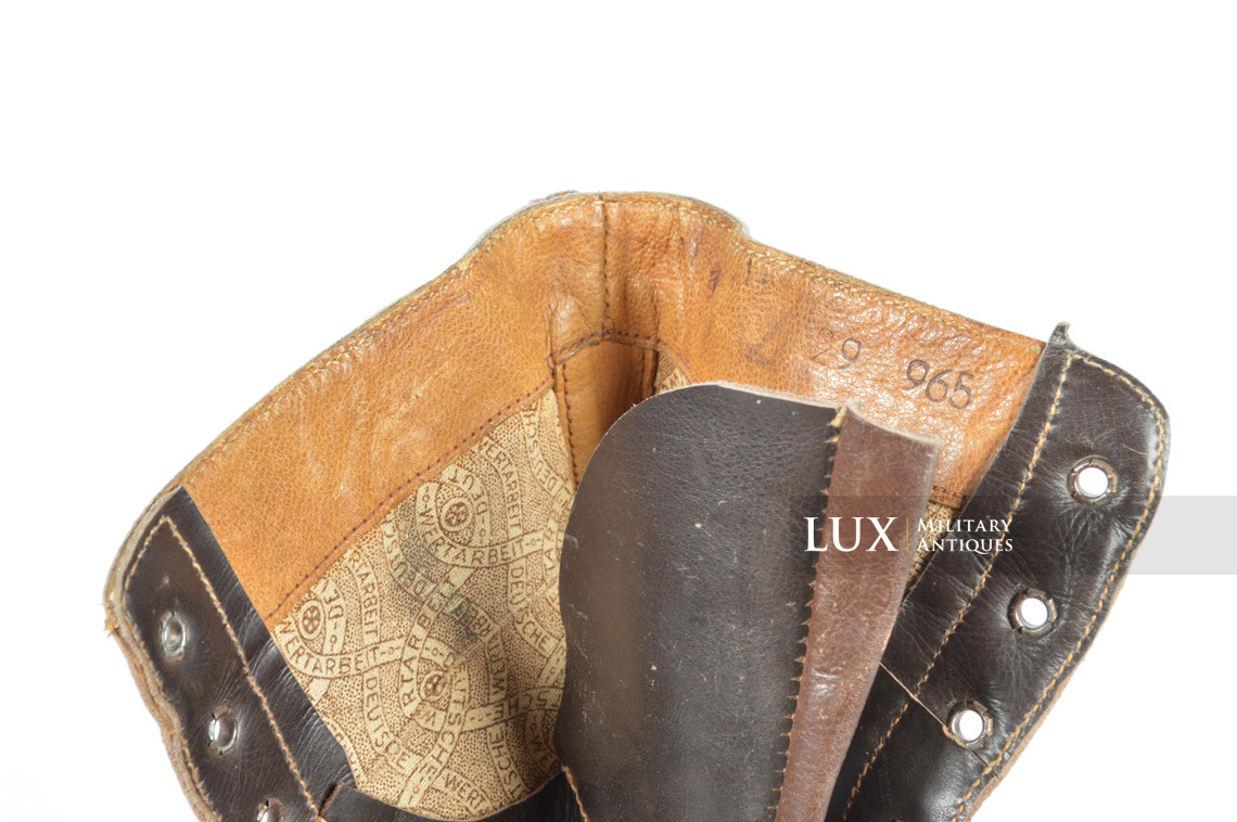 Mid-war German Fallschirmjäger jump boot - photo 17