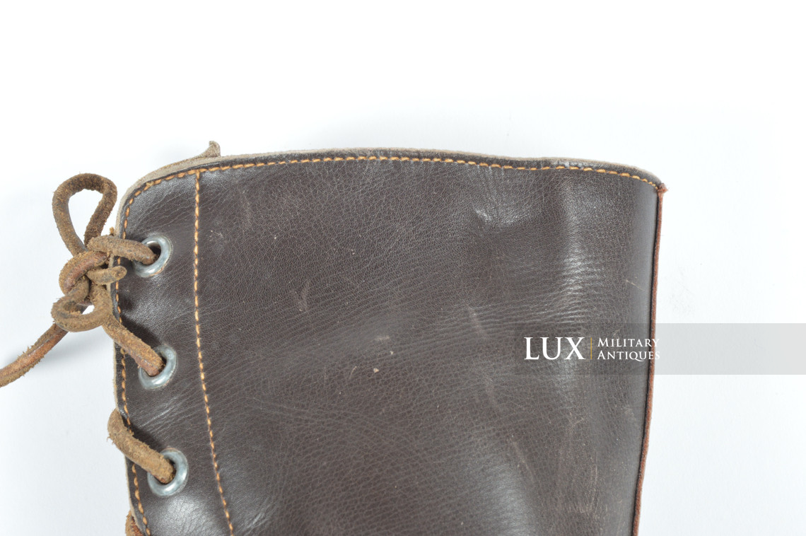 Mid-war German Fallschirmjäger jump boot - photo 13