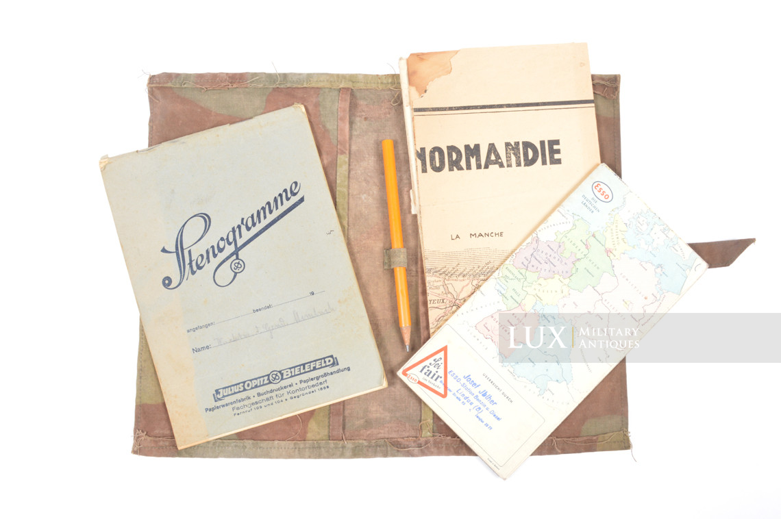 Porte documents d’un véhicule allemand en toile italienne camouflée - photo 12