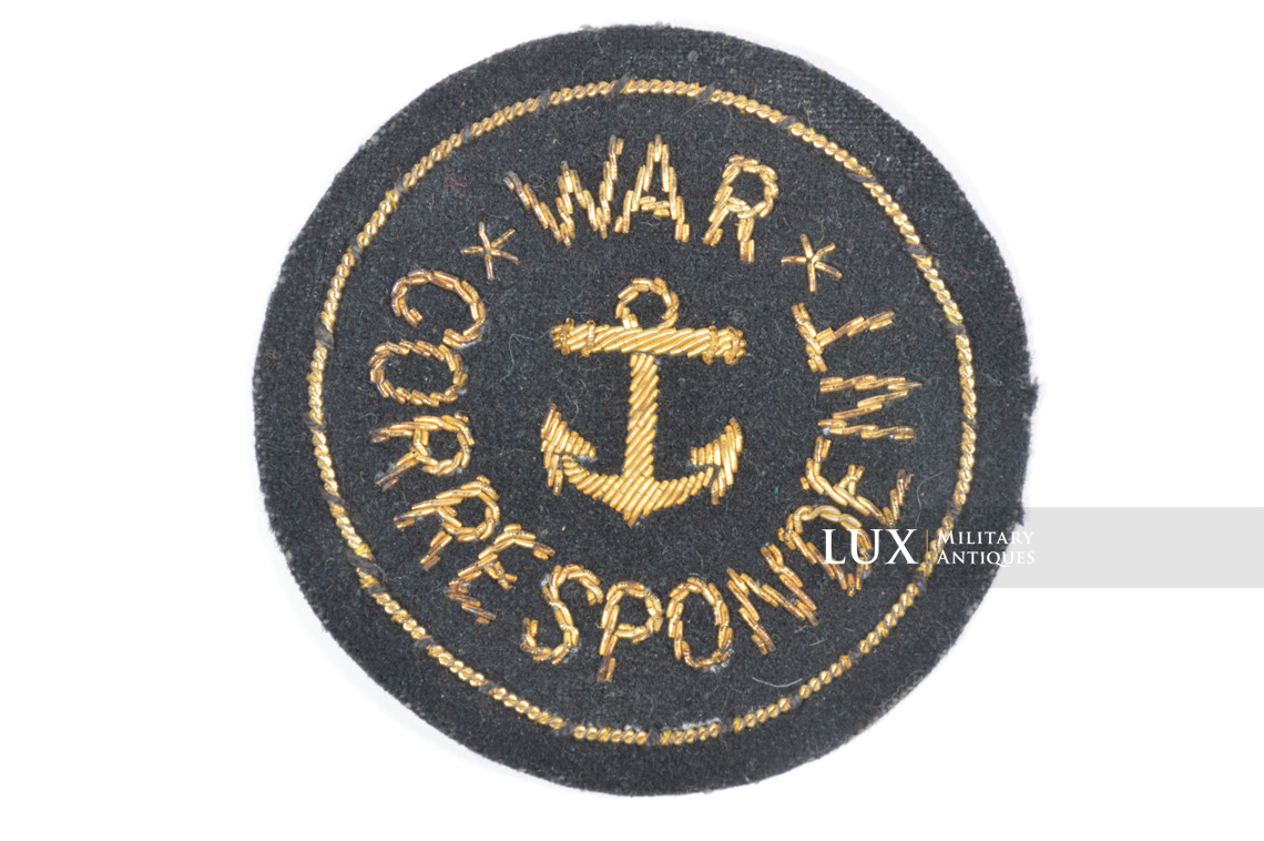 USN war correspondent patch grouping - photo 12