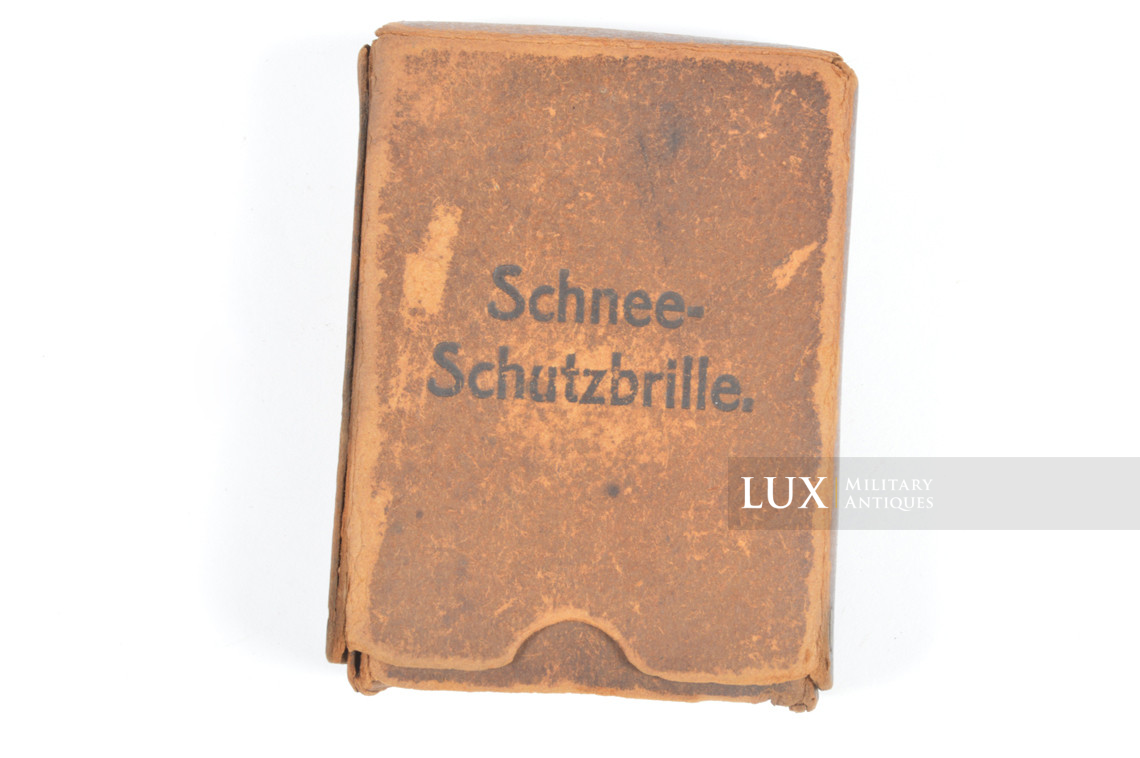 Lunettes allemandes hivernales, « Schnee Schutzbrille » - photo 15