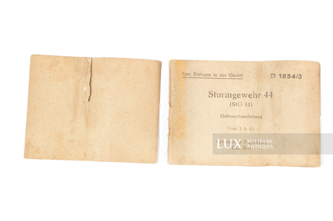 German MP44 weapons information and instructional booklet, « Sturmgewehr » - photo 7