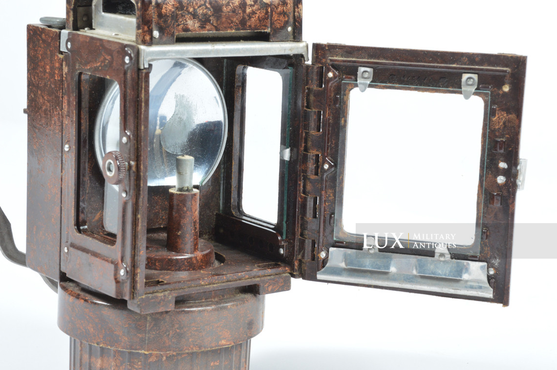Lanterne allemande à carbure en bakelite, « Einheitslaterne » - photo 9