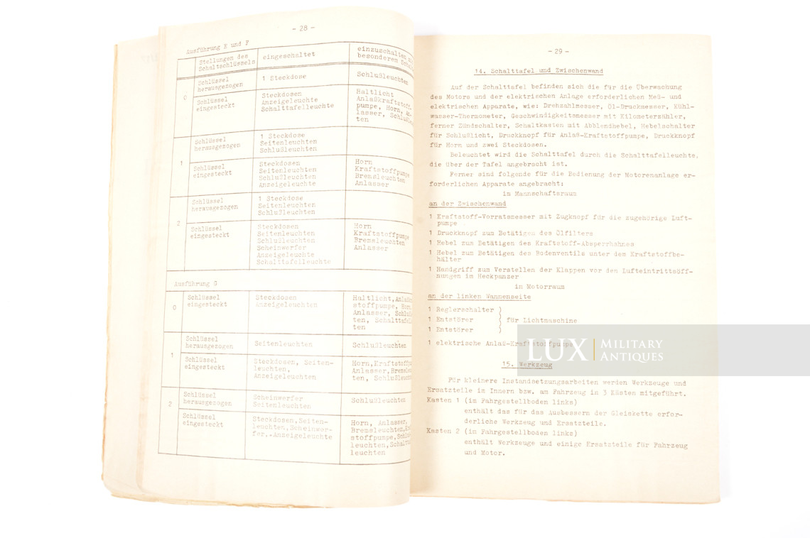 Rare German panzer III manual, « Sd.Kfz 141 » - photo 10