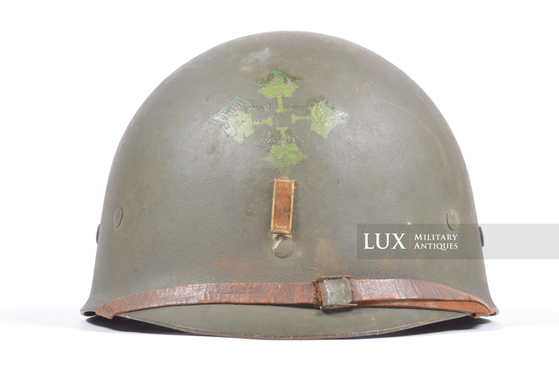 USM1 4th Infantry Division 2nd Lt. helmet liner, « D-Day / Normandy » - photo 8