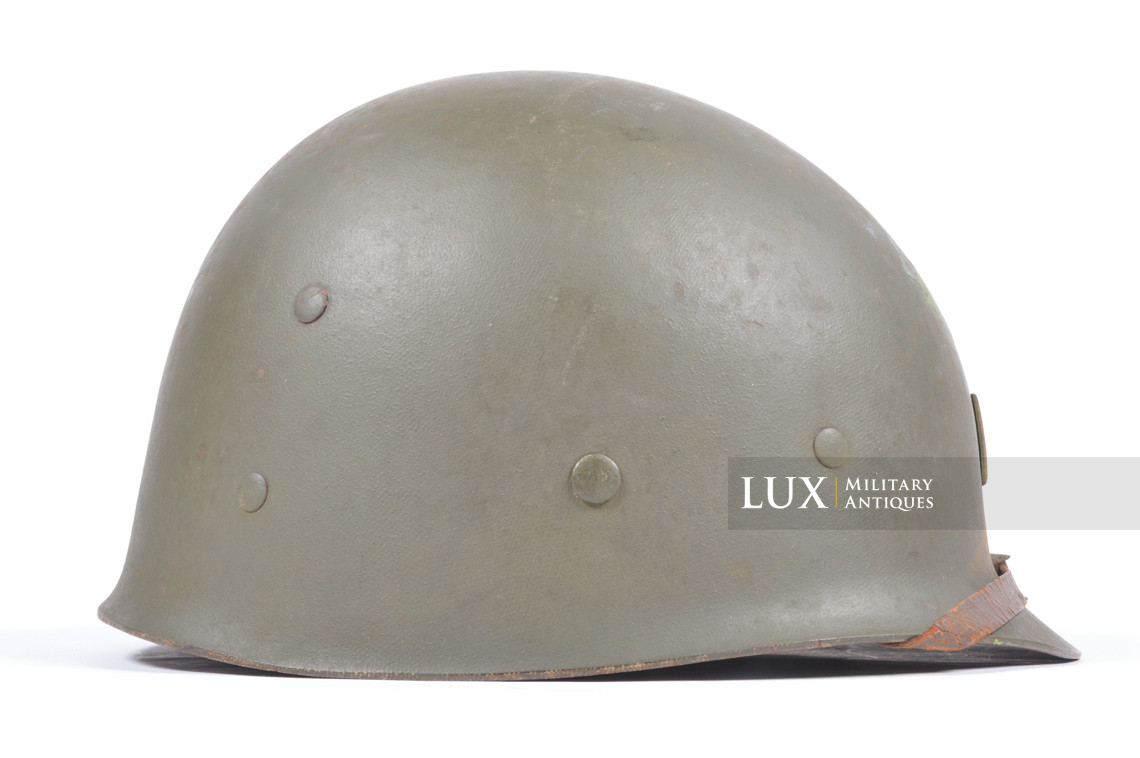 USM1 4th Infantry Division 2nd Lt. helmet liner, « D-Day / Normandy » - photo 10