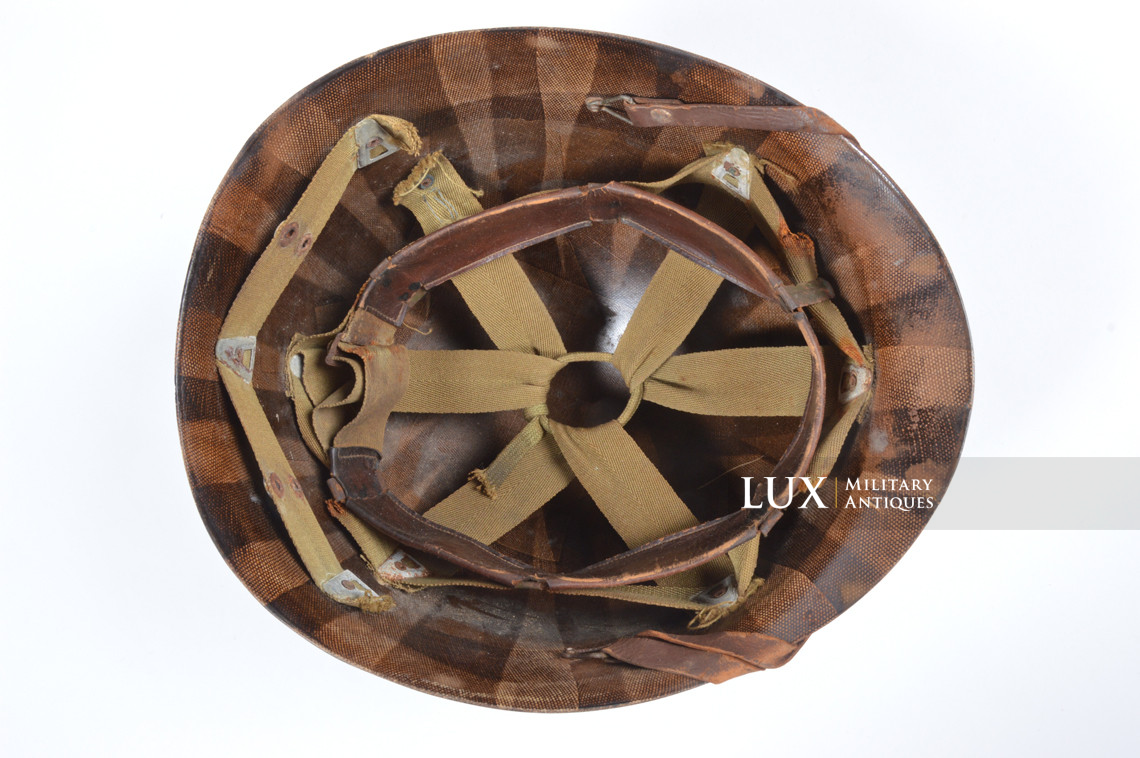 USM1 4th Infantry Division 2nd Lt. helmet liner, « D-Day / Normandy » - photo 25