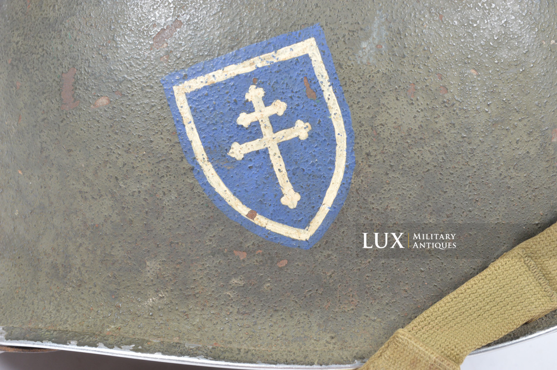 USM1 Captain 79th Infantry Division combat helmet, « untouched / ETO » - photo 26