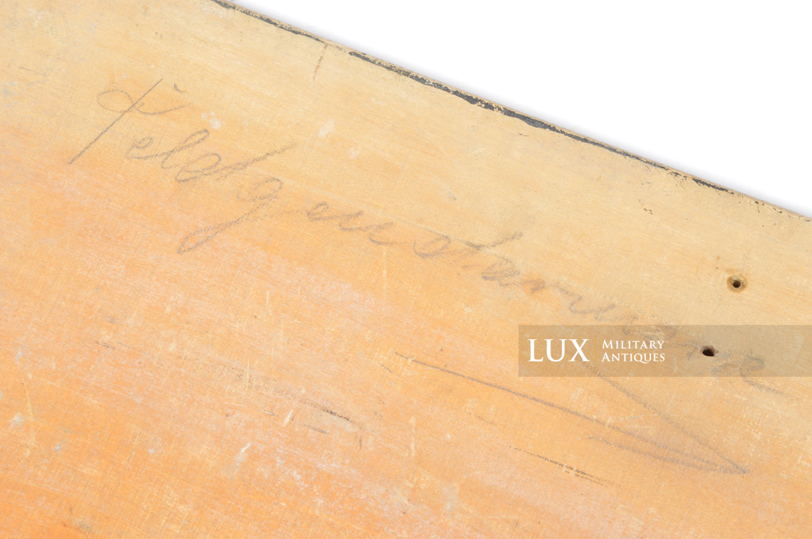 Rare German wooden sign, « FELDGENDARMERIE » - photo 20