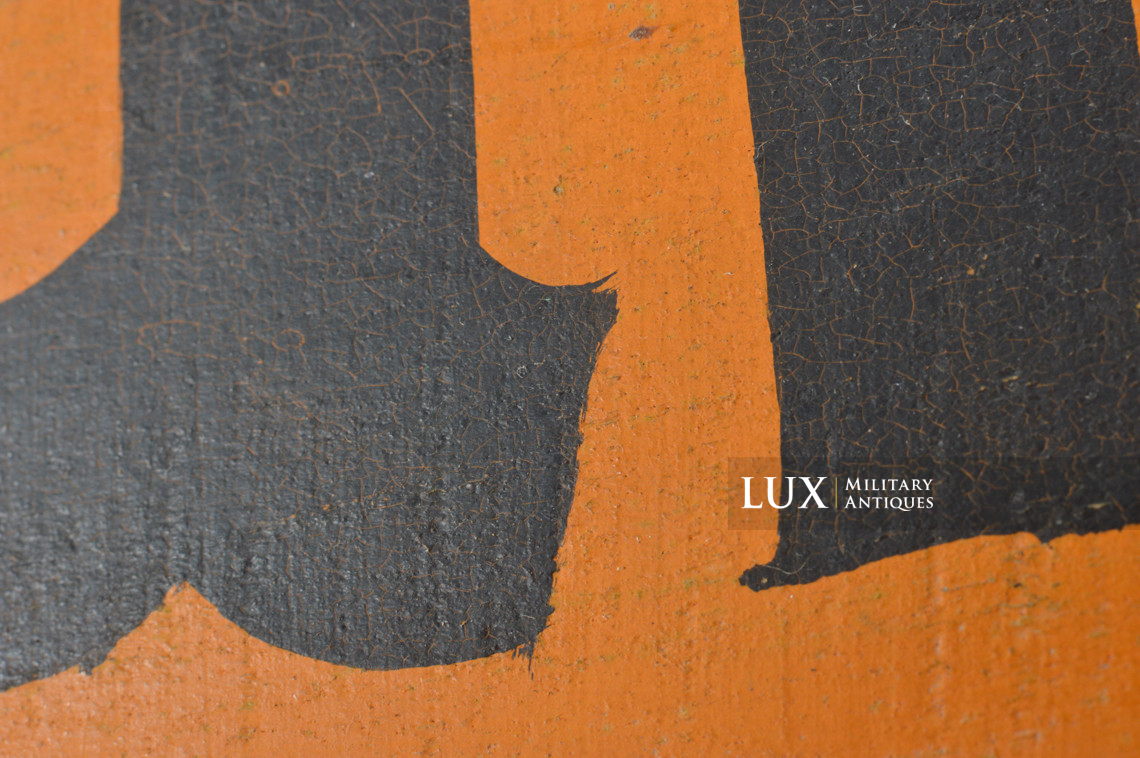 Rare German wooden sign, « FELDGENDARMERIE » - photo 18