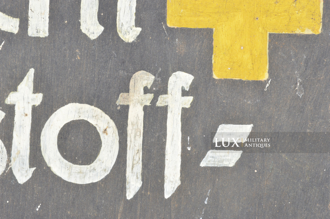 Rare German toxic gas warning sign, « kampfstoff-Gefahr » - photo 10